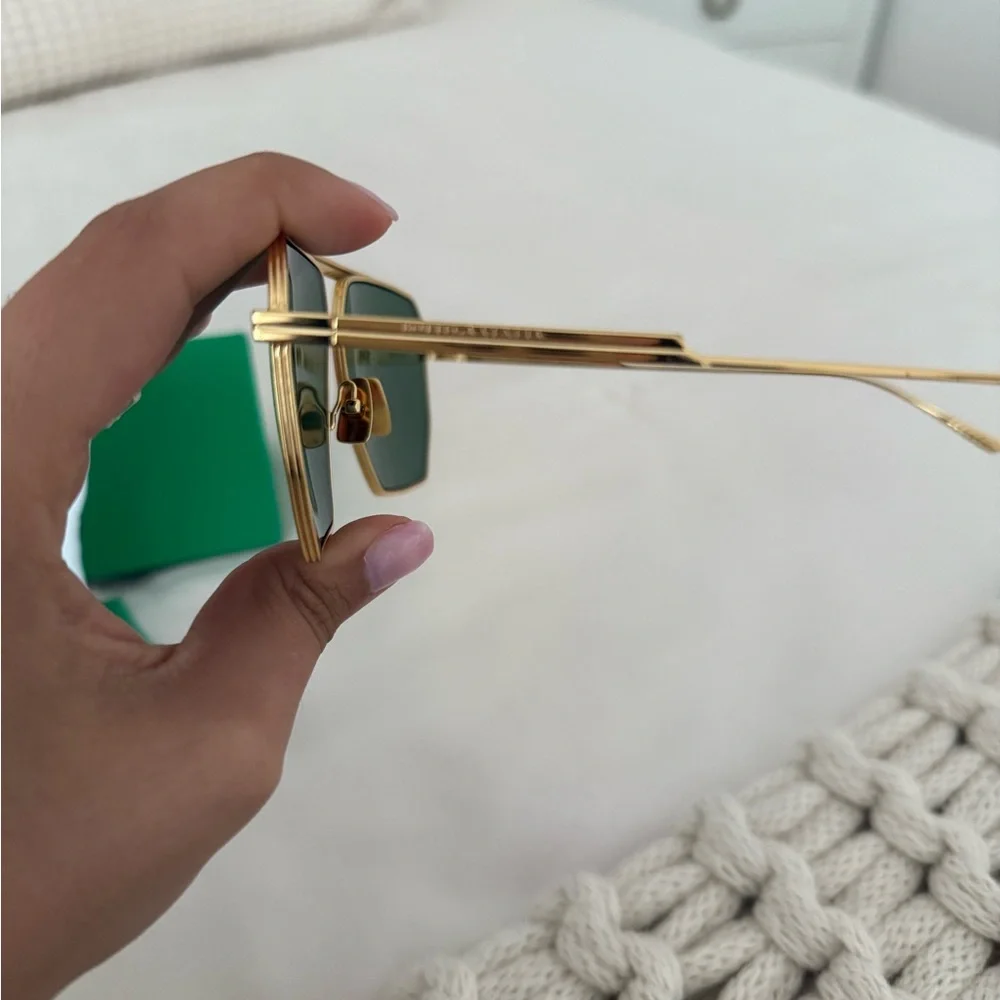 Bottega Veneta Gold Frame Sunglasses - Picture 3 of 6